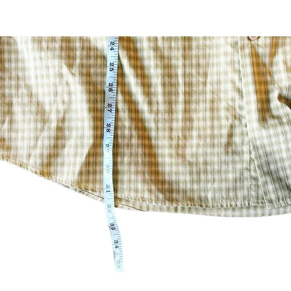 Van Heusen Green Checkered Button-Down Mens Size XXL 18-18 1/2 - Picture 5 of 6